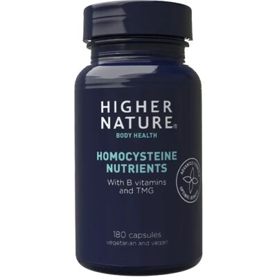 Higher Nature Homocysteine Nutrients - 180 Vegicaps Higher Nature Homocysteine Nutrients - 180 Vegicaps