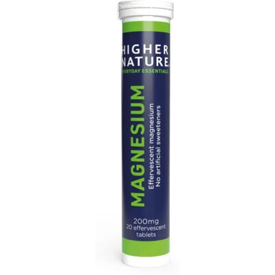 Higher Nature Magnesium Effervescent Tabs - 20 Tablets Higher Nature Magnesium Effervescent Tabs - 20 Tablets