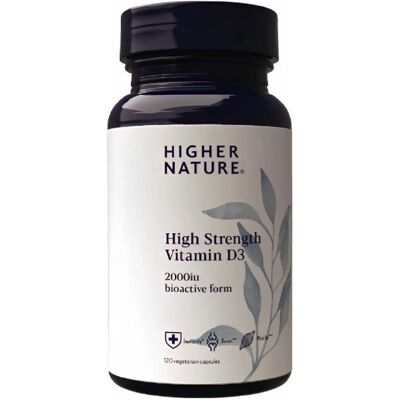 Higher Nature Vitamin D3 2000iu - Bone & Immune Support Higher Nature Vitamin D3 2000iu - Bone & Immune Support