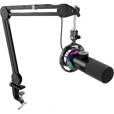 Microphone RGB Fifine T658 - Microphone pour PC - Publicité Microphone RGB Fifine T658 - Microphone pour PC - Publicité