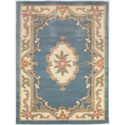 Flair Rugs Aubusson Blau Wollteppich - Rechteckig - 150x240 cm Flair Rugs Aubusson Blau Wollteppich - Rechteckig - 150x240 cm