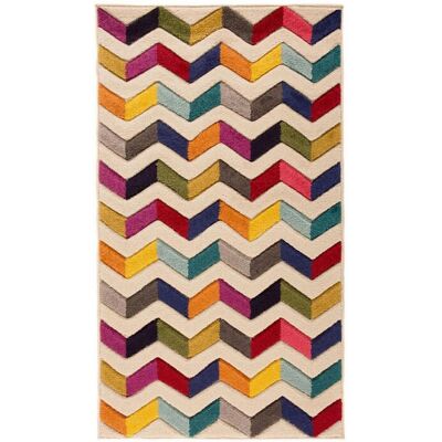 Barevný koberec Bolero Zig Zag od Flair Rugs - Vhodný pro podlahové vytápění Barevný koberec Bolero Zig Zag od Flair Rugs - Vhodný pro podlahové vytápění