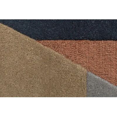 Tapis en Laine FLAIR RUGS Alwyn - Design Géométrique Moderne - Publicité Tapis en Laine FLAIR RUGS Alwyn - Design Géométrique Moderne - Publicité