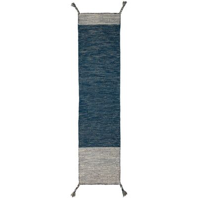 Ruční koberec Flair Rugs Indira Blue - 60x200 cm Ruční koberec Flair Rugs Indira Blue - 60x200 cm