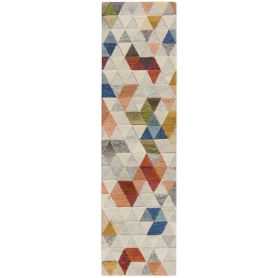 Vlněný koberec Amari od FLAIR RUGS - Geometrický vícebarevný - 60x230 cm Vlněný koberec Amari od FLAIR RUGS - Geometrický vícebarevný - 60x230 cm
