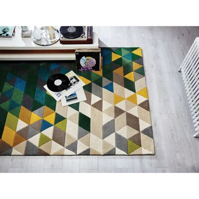 FLAIR RUGS Prism Wollteppich - Rechteckig, Mehrfarbig, 200x290cm FLAIR RUGS Prism Wollteppich - Rechteckig, Mehrfarbig, 200x290cm