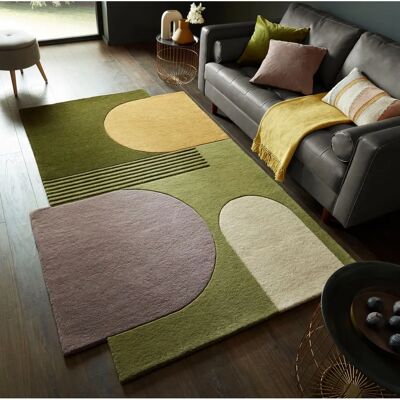 FLAIR RUGS Lozenge Teppich 120x180cm bunt Retro FLAIR RUGS Lozenge Teppich 120x180cm bunt Retro