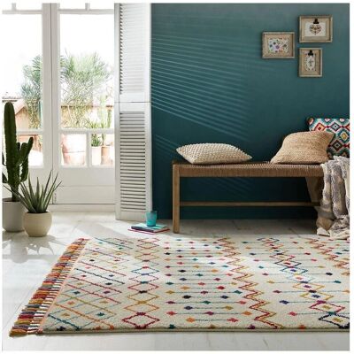 FLAIR RUGS Prairie Berber Teppich - 160x230cm Bunt Langlebig FLAIR RUGS Prairie Berber Teppich - 160x230cm Bunt Langlebig
