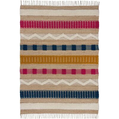 FLAIR RUGS Medina - Baumwolle, Jute, Wolle - Rechteckiger Teppich FLAIR RUGS Medina - Baumwolle, Jute, Wolle - Rechteckiger Teppich