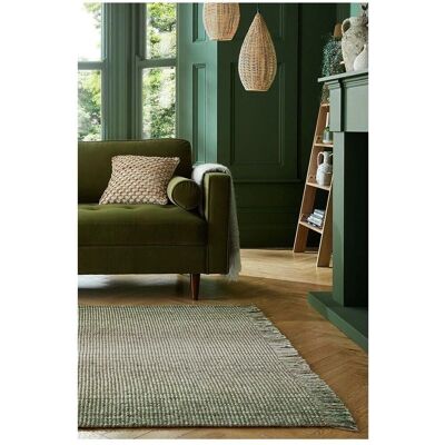 FLAIR RUGS Jute Ombre Grün Teppich - Teppich FLAIR RUGS Jute Ombre Grün Teppich - Teppich