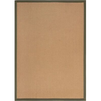 FLAIR RUGS Kira Handgewebter Teppich - 160x230cm, Grün, Jute & Polyester FLAIR RUGS Kira Handgewebter Teppich - 160x230cm, Grün, Jute & Polyester
