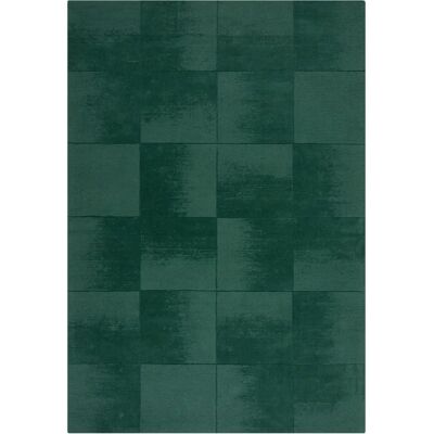 FLAIR RUGS Demi Woll Grüner Teppich - Rechteckiger Patchwork-Teppich FLAIR RUGS Demi Woll Grüner Teppich - Rechteckiger Patchwork-Teppich