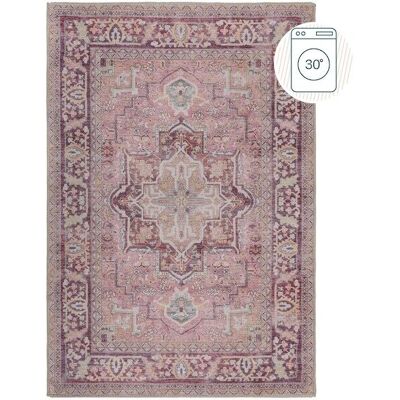 Tapis Windsor Rose FLAIR RUGS - 160x230 cm Lavable - Publicité Tapis Windsor Rose FLAIR RUGS - 160x230 cm Lavable - Publicité