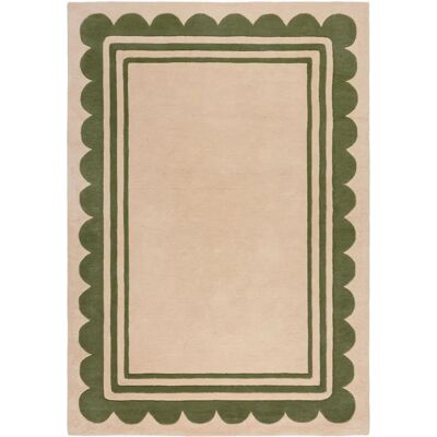 Flair Rugs Lois Grüner Handgewebter Wollteppich - Teppich Flair Rugs Lois Grüner Handgewebter Wollteppich - Teppich