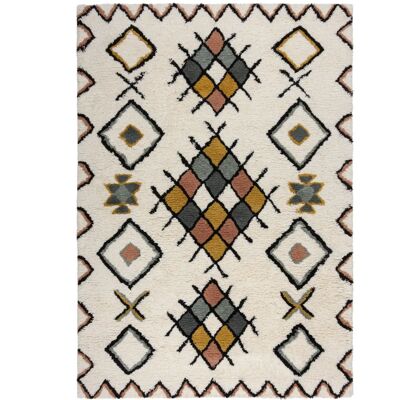 Koberec z vlny Midar Shaggy od Flair Rugs - Barevný, 160x230cm, 25mm, Obdélníkový - Koberec Koberec z vlny Midar Shaggy od Flair Rugs - Barevný, 160x230cm, 25mm, Obdélníkový - Koberec