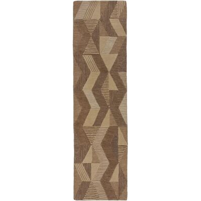 FLAIR RUGS Asher Beig Geometrischer Moderner Wollteppich - Teppich FLAIR RUGS Asher Beig Geometrischer Moderner Wollteppich - Teppich