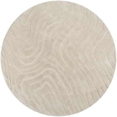 FLAIR RUGS - Mesmerise - Beige - Ø160cm - Rug FLAIR RUGS - Mesmerise - Beige - Ø160cm - Rug