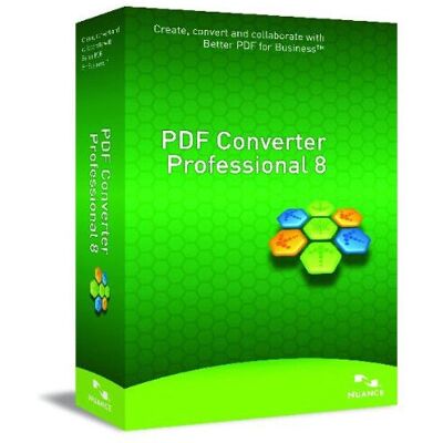 Nuance - PDF Converter Professional 8 - Volllizenz - Software Nuance - PDF Converter Professional 8 - Volllizenz - Software