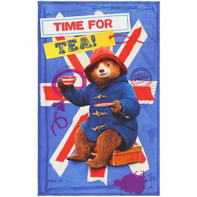 Paddington Bear - Time for Tea - Union Jack - Tea Towel Paddington Bear - Time for Tea - Union Jack - Tea Towel