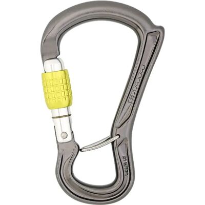 DMM Ceros Screwgate Carabiner - Titanium/lime - Karabiner - climbing gear DMM Ceros Screwgate Carabiner - Titanium/lime - Karabiner - climbing gear