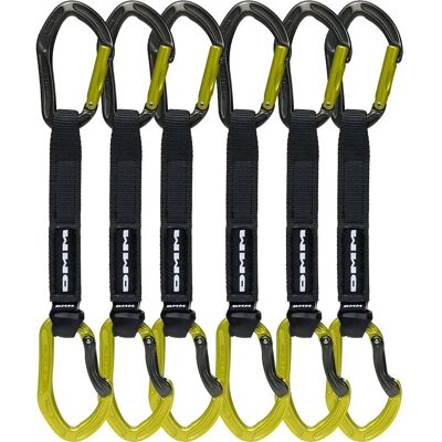 Dmm Alpha Sport Quickdraw 18cm - Lime - Sport Climbing Gear Dmm Alpha Sport Quickdraw 18cm - Lime - Sport Climbing Gear