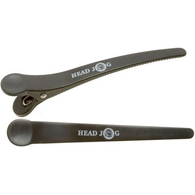 Head Jog Hairs Clips - Large Ergonomic Hair Section Clips - 6 Pack Head Jog Hairs Clips - Large Ergonomic Hair Section Clips - 6 Pack