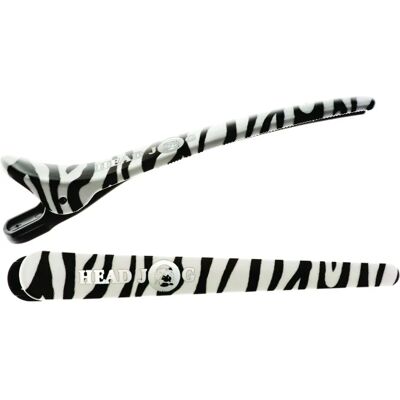 Head Jog Klip-Itz Zebra - Clips Pack of 6 and 4 Head Jog Klip-Itz Zebra - Clips Pack of 6 and 4