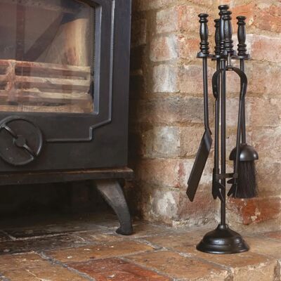 Valiant Fireside Tools Companion Set - Black Valiant Fireside Tools Companion Set - Black