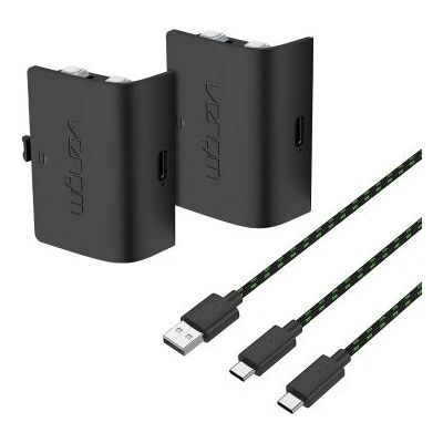Venom Xbox Series X|S/Xbox One Wiederaufladbares Batterien Doppelpacks - Schwarz Venom Xbox Series X|S/Xbox One Wiederaufladbares Batterien Doppelpacks - Schwarz