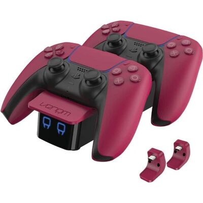 Venom PS5 Controller Twin Docking Station - Rot Venom PS5 Controller Twin Docking Station - Rot