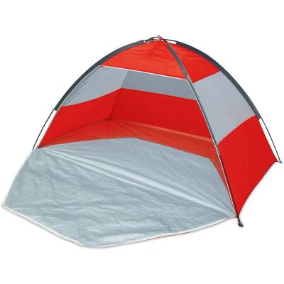 Wilton Bradley Blue Red UPF 40 Beach Tent - Beach Shelter Wilton Bradley Blue Red UPF 40 Beach Tent - Beach Shelter
