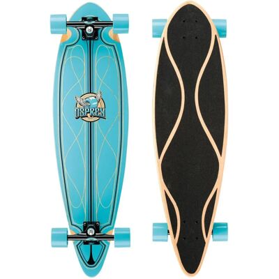 Osprey Helix 91 x 24 cm Longboard - Canadisk Ahorn, Blå/Sort Osprey Helix 91 x 24 cm Longboard - Canadisk Ahorn, Blå/Sort