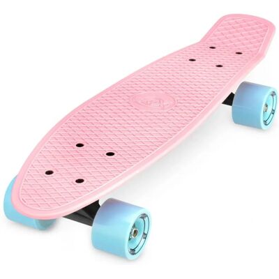 Xootz Pastel Pink Retro Skateboard - Skateboard Xootz Pastel Pink Retro Skateboard - Skateboard