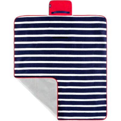Yello Fleece Outdoor Picknickkleed - Blauwe Strepen Yello Fleece Outdoor Picknickkleed - Blauwe Strepen