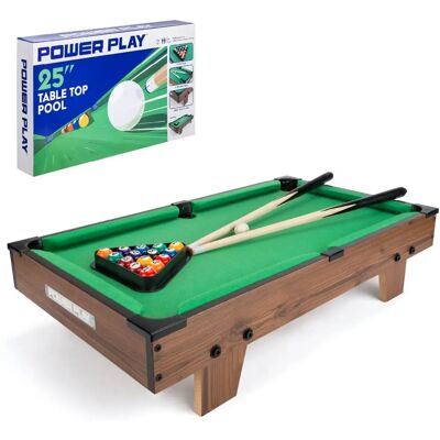 Toyrific 25" Bordpoolspel - Familjeunderhållning, Bärbart, Officiella färger Toyrific 25" Bordpoolspel - Familjeunderhållning, Bärbart, Officiella färger
