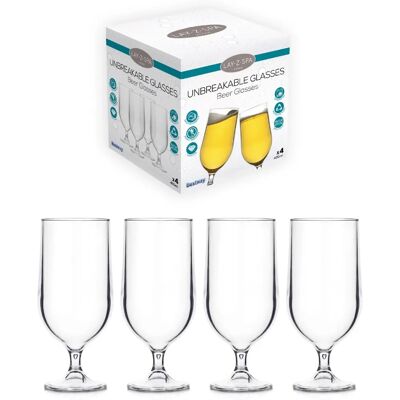 Lay-Z-Spa - Beer Glasses - Plastic - Unbreakable - Drinkware Lay-Z-Spa - Beer Glasses - Plastic - Unbreakable - Drinkware