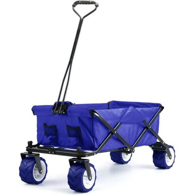 Yello Faltbarer Campingwagen - Blau - Camping Trolley Yello Faltbarer Campingwagen - Blau - Camping Trolley