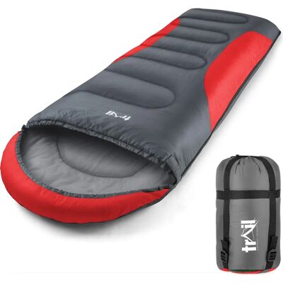 Sac de couchage enveloppe Trail Alpine 250 - 3 saisons chaud - Publicité Sac de couchage enveloppe Trail Alpine 250 - 3 saisons chaud - Publicité