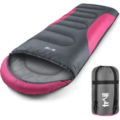 Trail Alpine Rose Sac de Couchage pour Adultes - Sac de Couchage - Publicité Trail Alpine Rose Sac de Couchage pour Adultes - Sac de Couchage - Publicité