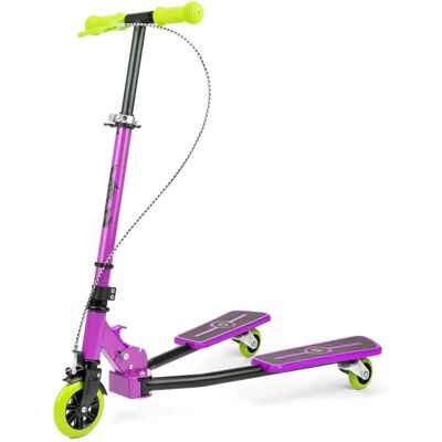 Xootz Kids Y Flicker Folding Scooter - Kids Scooter, 3 Wheels, Purple/Green Xootz Kids Y Flicker Folding Scooter - Kids Scooter, 3 Wheels, Purple/Green