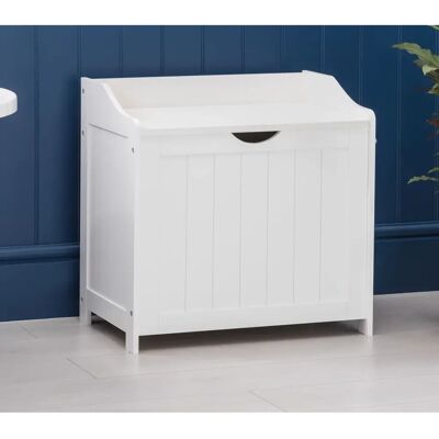 Christow White Laundry Storage Box - Laundry Storage Box Christow White Laundry Storage Box - Laundry Storage Box