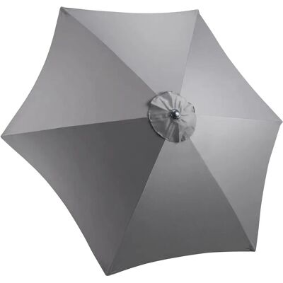 Christow 2.7m Grey Parasol Canopy - Parasol Canopy Christow 2.7m Grey Parasol Canopy - Parasol Canopy