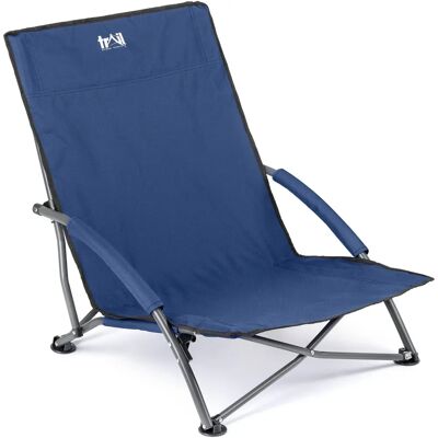 Trail Outdoor Leisure Sisken Low Folding Beach Chair Navy Blue - Beach Chair Trail Outdoor Leisure Sisken Low Folding Beach Chair Navy Blue - Beach Chair