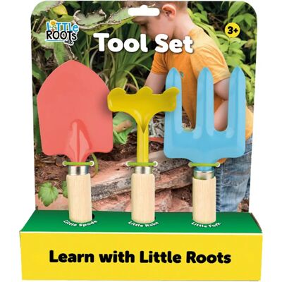 Little Roots 3-Piece Tools Set - Tools Set Little Roots 3-Piece Tools Set - Tools Set