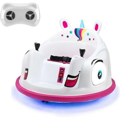 Xootz Kids Electric Unicorn Bumper Car - Kids Electric Bumper Car Xootz Kids Electric Unicorn Bumper Car - Kids Electric Bumper Car