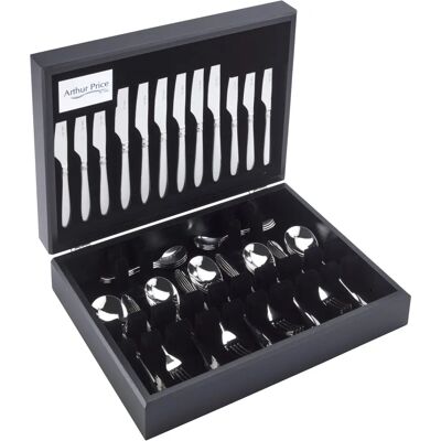 Arthur Price Signature Henley Stainless Steel 58 Piece Cutlery Set - Silver - for 8 persons Arthur Price Signature Henley Stainless Steel 58 Piece Cutlery Set - Silver - for 8 persons