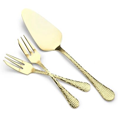 Arthur Price Avalon Champagne 7-Piece Pastry Set - Stainless Steel Arthur Price Avalon Champagne 7-Piece Pastry Set - Stainless Steel