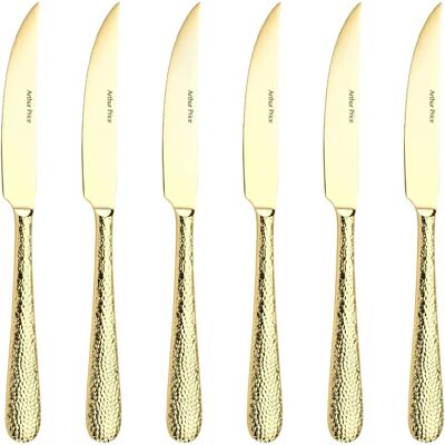 Arthur Price Avalon Stainless Steel Steak Knives - Set of 6 Arthur Price Avalon Stainless Steel Steak Knives - Set of 6