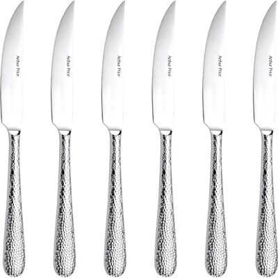 Arthur Price Avalon Stainless Steel Steak Knives - Set of 6 Arthur Price Avalon Stainless Steel Steak Knives - Set of 6