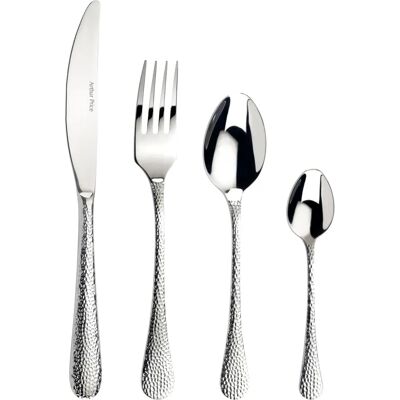 Arthur Price Avalon 16 Piece Cutlery Set - Hammered Design Arthur Price Avalon 16 Piece Cutlery Set - Hammered Design